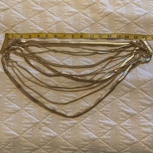 Kendra Scott statement necklace- gold toned multi strand